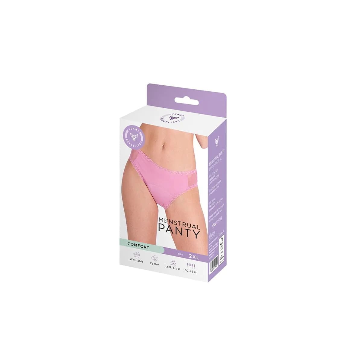 image-Menstrual panties Femme Republique Pink