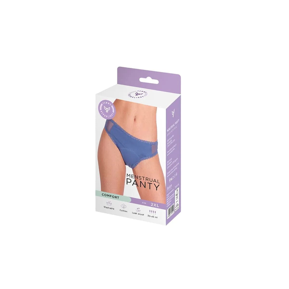 image-Menstrual panties Femme Republique Blue