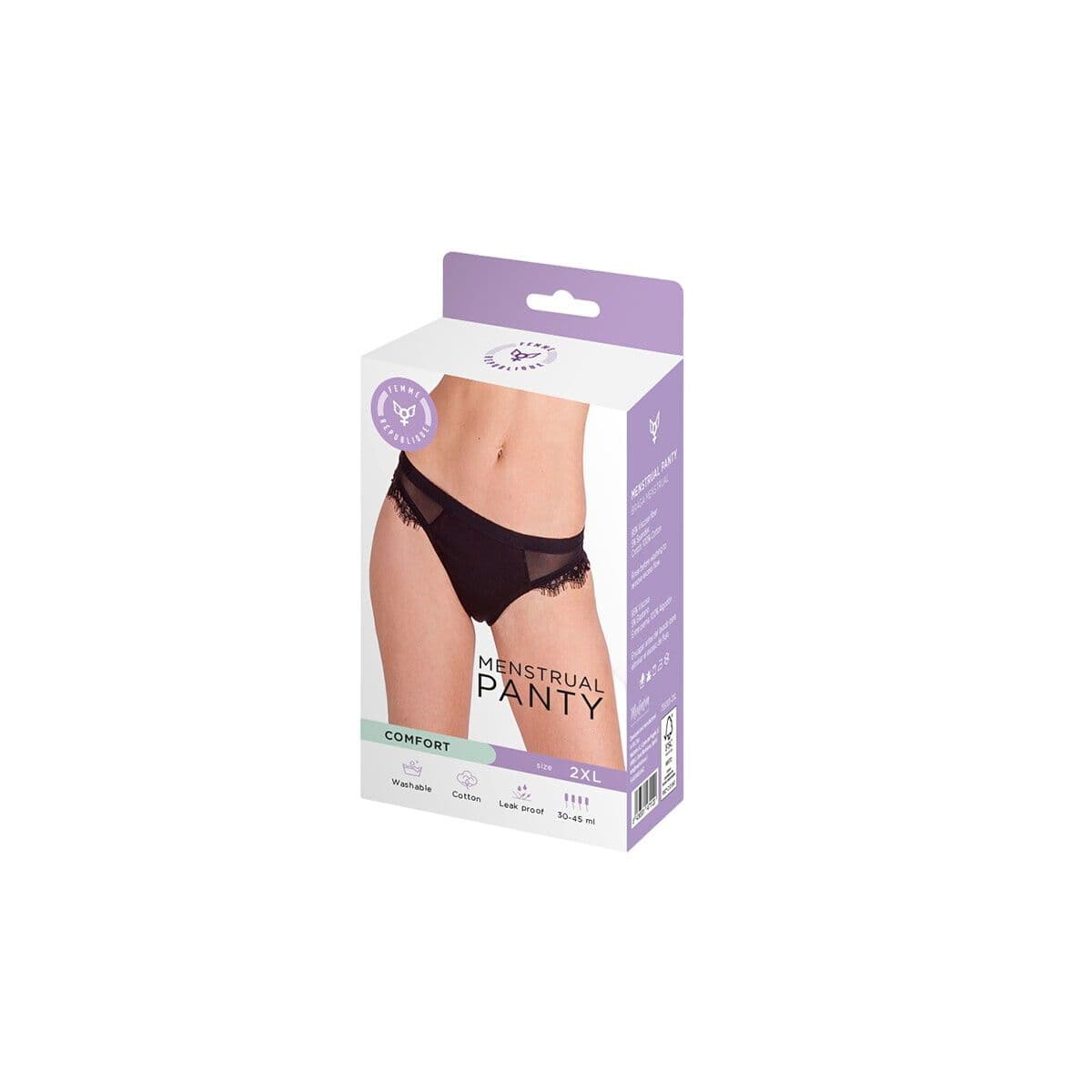 image-Menstrual panties Femme Republique Black