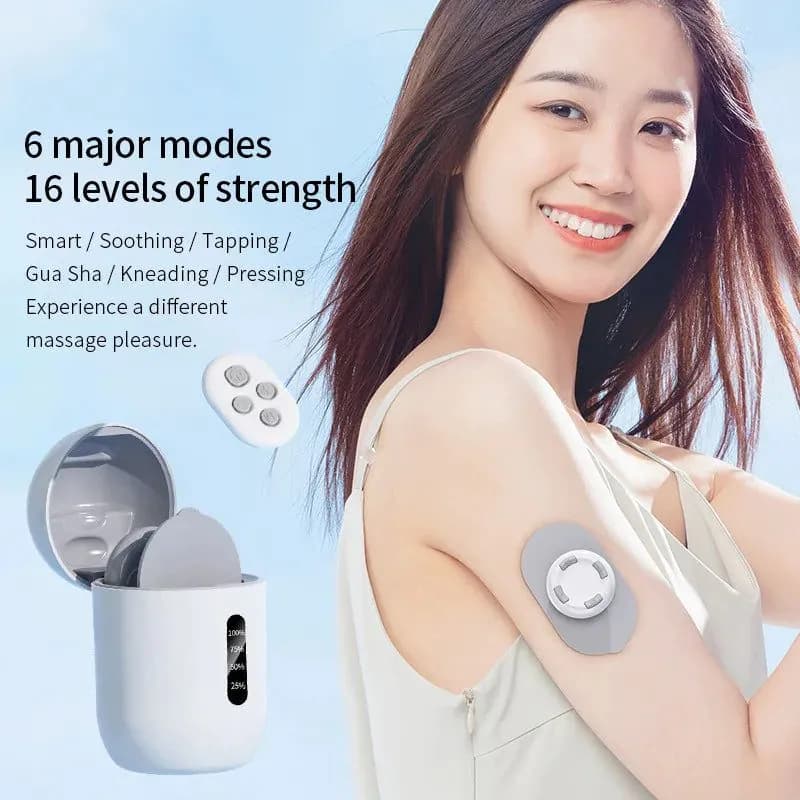 image-Cervical Massager with Remote Control Portable Pocket Massage Patch
