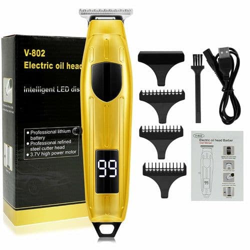 image-Hair Clipper Set Electric Hair Trimmer Cordless Shaver