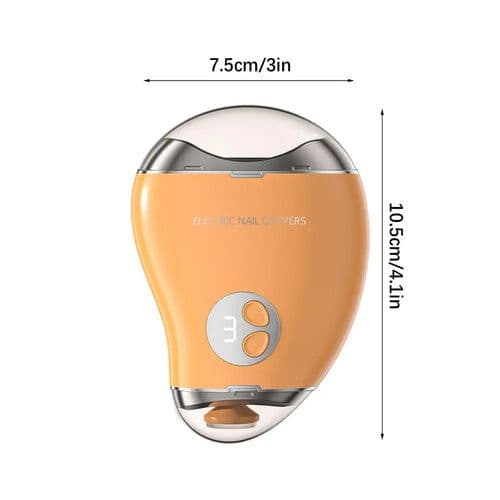 image-Electric Nail Cutter For People Mango Shape Toe Nails Cutter 3-Speed