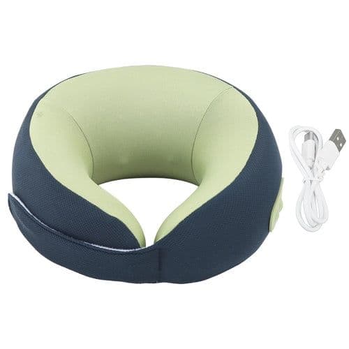 image-Back Neck Pillow Massager Portable Ergonomic Hot Compress Memory