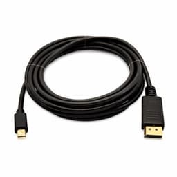 image-Mini DisplayPort to DisplayPort Cable V7 V7MDP2DP-03M-BLK-1E Black 3 m