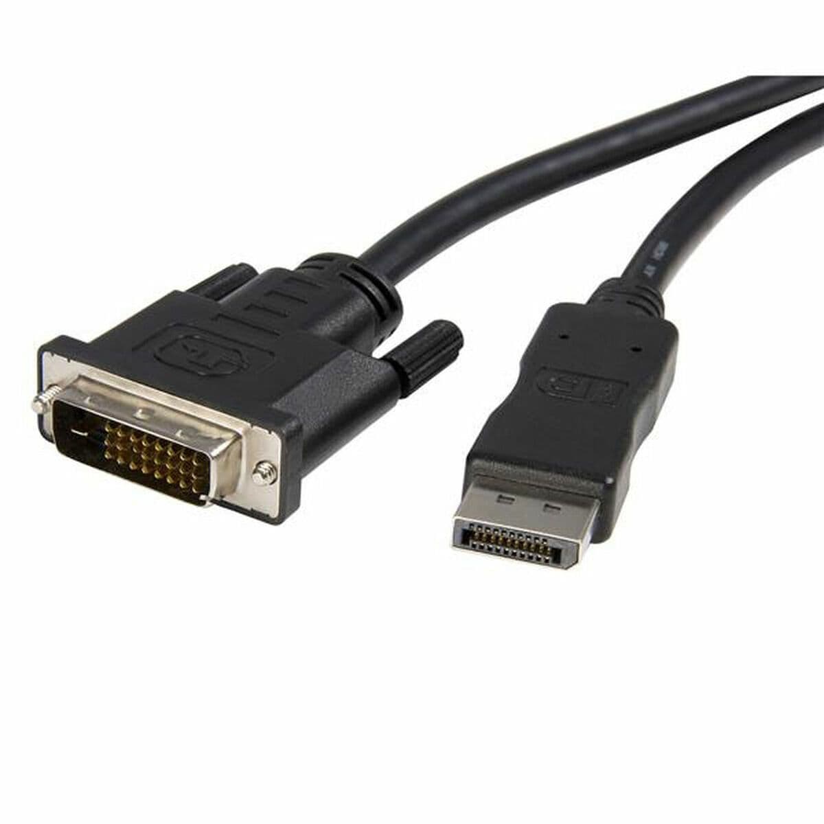 image-DisplayPort to DVI Cable Startech DP2DVIMM10 Black