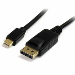 image-Mini DisplayPort to DisplayPort Cable Startech MDP2DPMM1M 1 m 4K Ultra HD Black