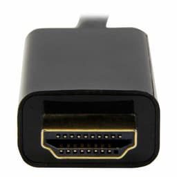 image-DisplayPort to HDMI Cable Startech MDP2HDMM1MB 4K Ultra HD Black 1 m