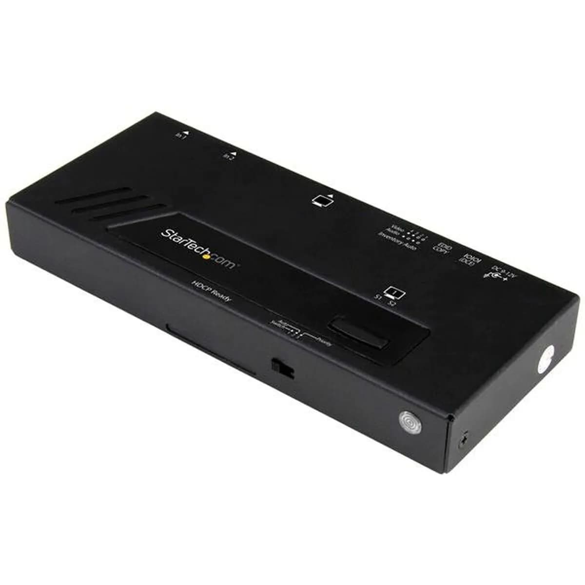 image-HDMI switch Startech VS221HD4KA Blue Black