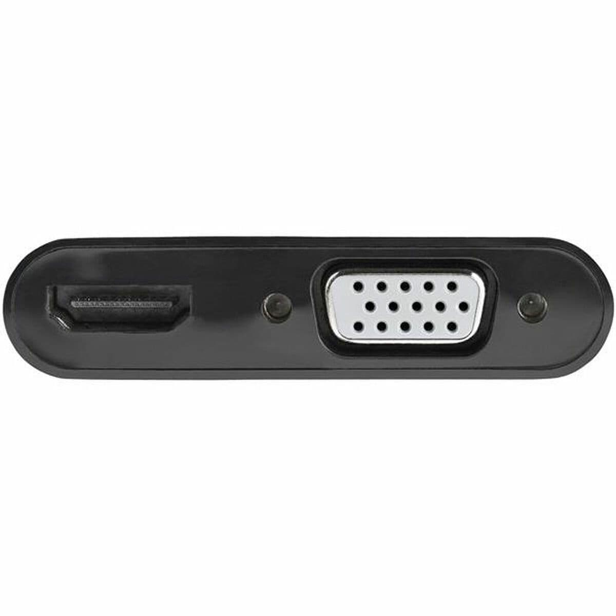 image-Display Port to HDMI/VGA Adapter Startech DP2VGAHD20 4K Ultra HD Black