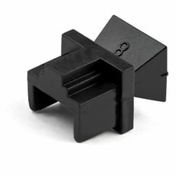 image-Dust-resistant Startech RJ45COVER Black 100 Units RJ45