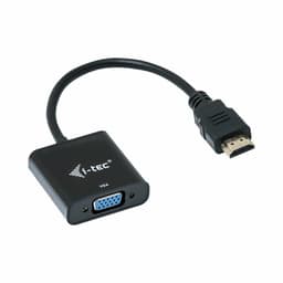 image-HDMI to VGA Adapter i-Tec HDMI2VGAADA Black 15 cm