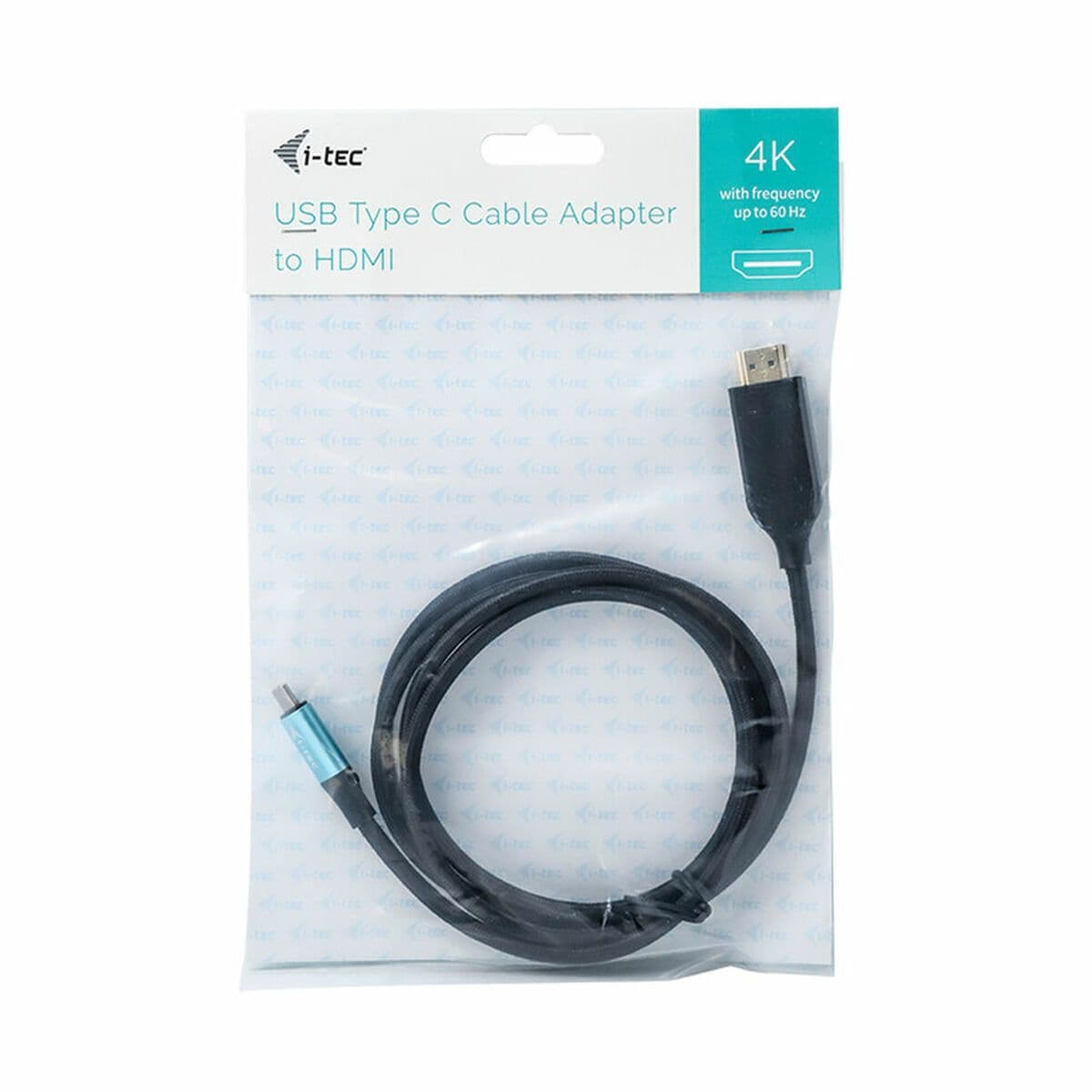 image-USB-C to HDMI Cable i-Tec C31CBLHDMI60HZ2M Black 2 m 4K Ultra HD