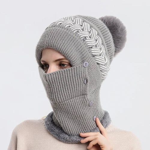 image-Beanies For Women Winter Knitted Hats Thick Warm Beanie Skullies Hat