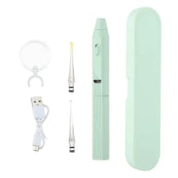 image-1 Set Baby Ear Cleaner Ear Wax Removal Tool Flashlight Earpick Ear