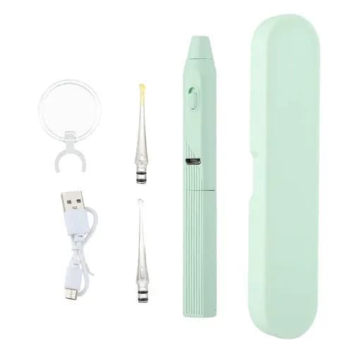 image-1 Set Baby Ear Cleaner Ear Wax Removal Tool Flashlight Earpick Ear