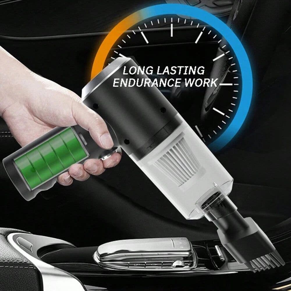 image-3 In 1 Integrated Suction And Blowing Vacuum Combination Vacuum Cleaner USB Charging Small Car Household Vacuum Cleaner