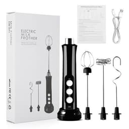 image-3 in 1 Milk Frother Electric Milk Foamer Coffee Blender Portable Mini