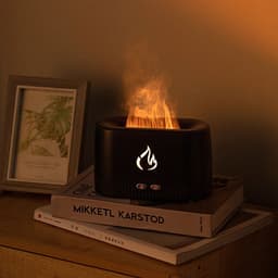image-Flame Aromatherapy Machine Humidifier Home Office Hotel Essential Oil