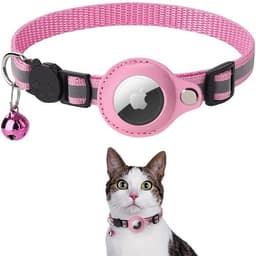 image-Reflective Airtag Case Collar for Cats and Dogs