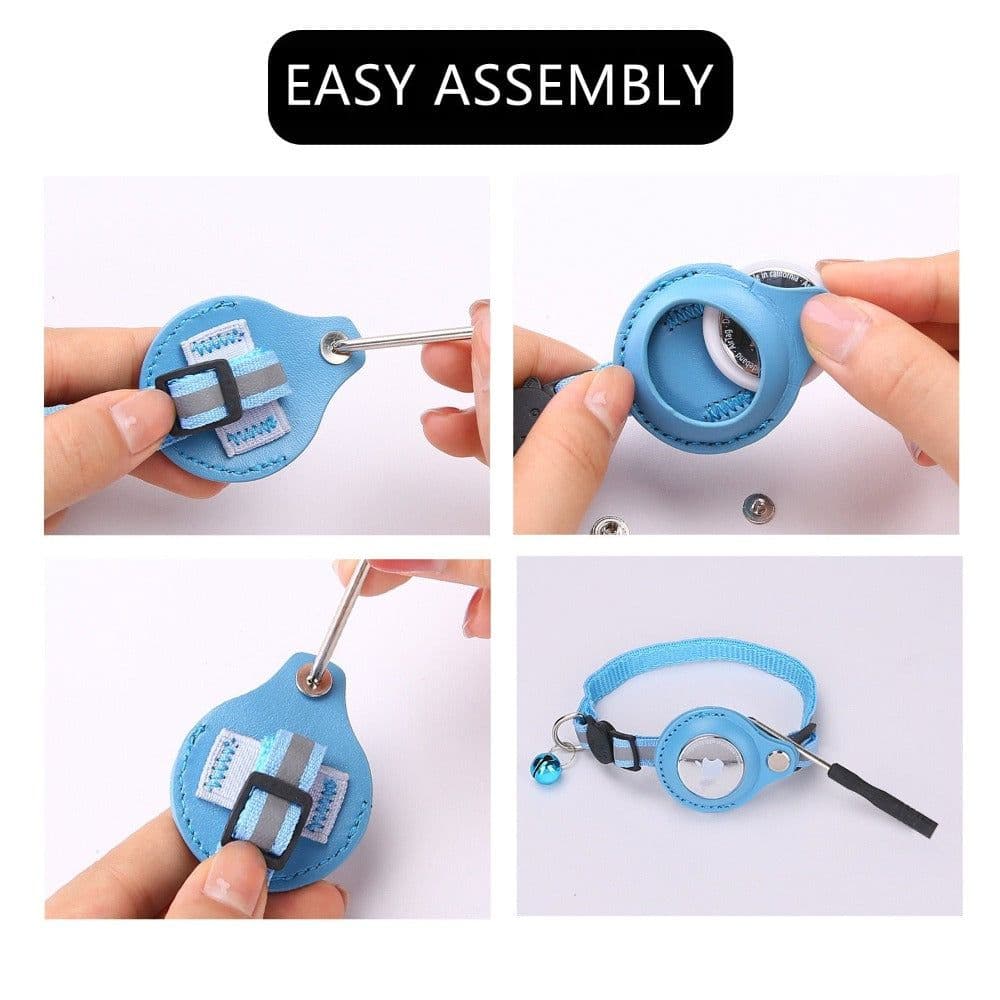 image-Reflective Airtag Case Collar for Cats and Dogs