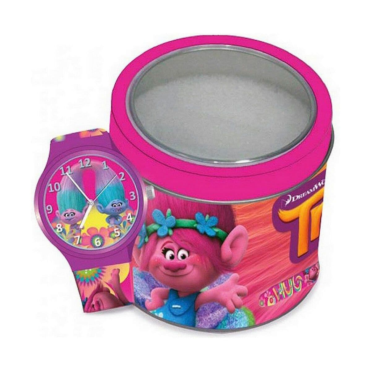 image-Infant's Watch Trolls TROLLS - TIN BOX (Ø 33 mm)