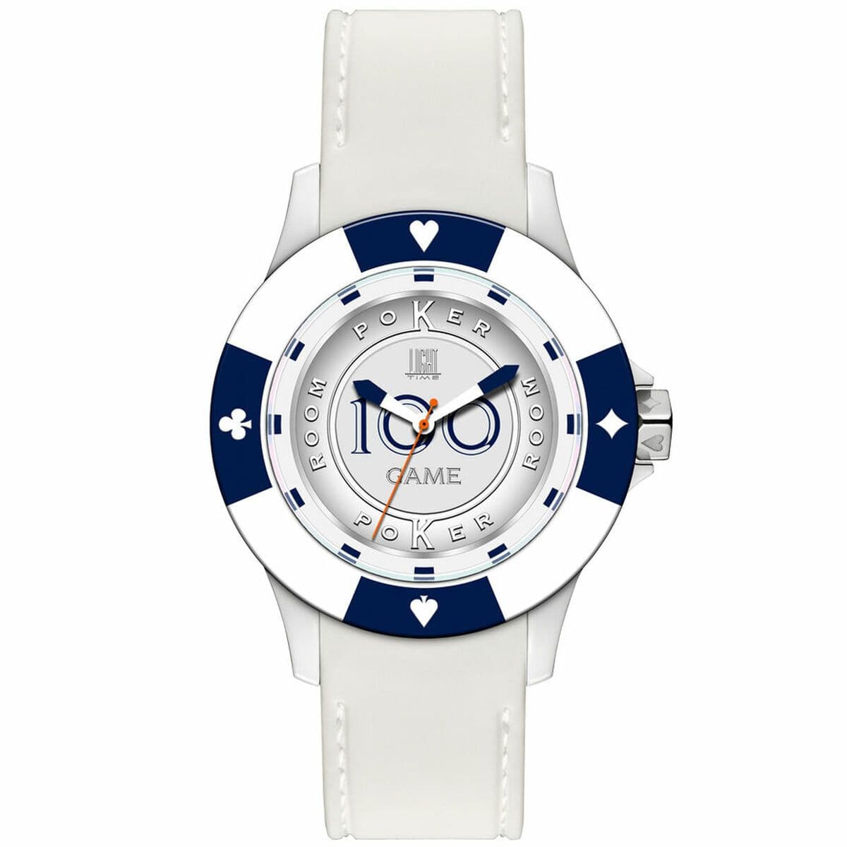 image-Unisex Watch Light Time POKER (Ø 41 mm)