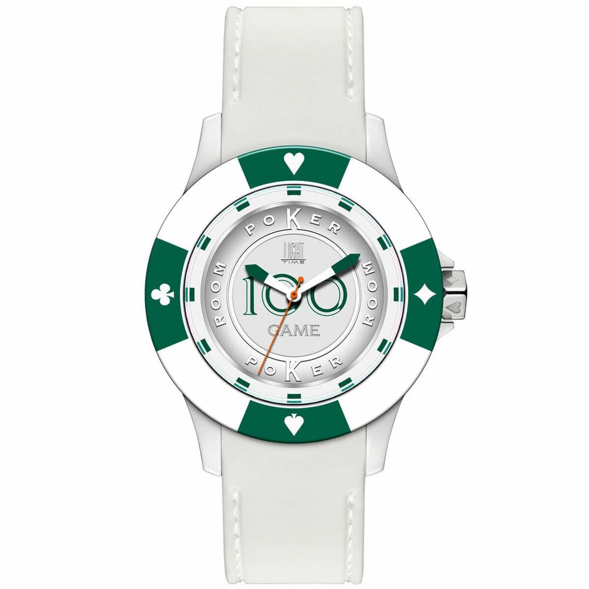 image-Unisex Watch Light Time POKER (Ø 41 mm)