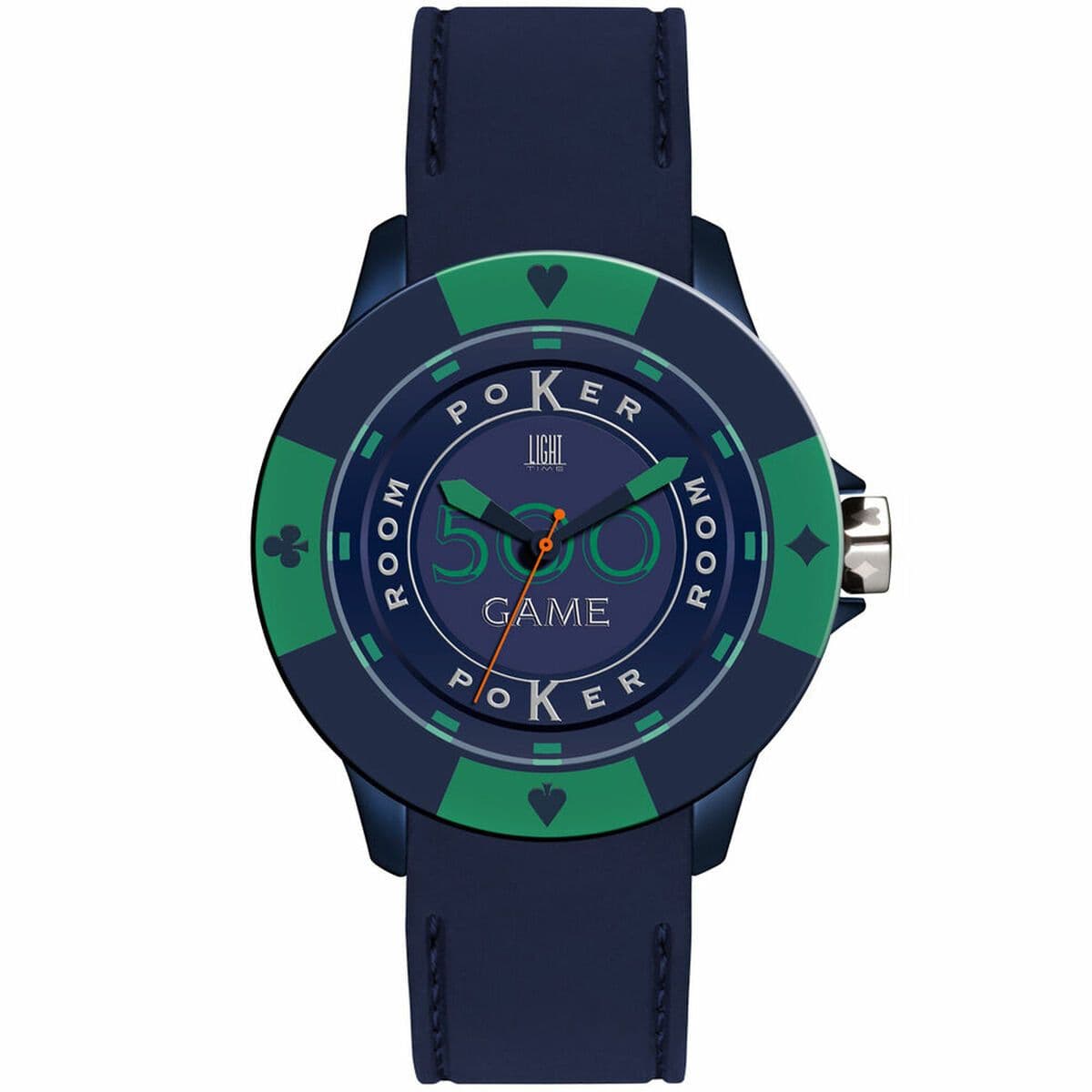 image-Unisex Watch Light Time POKER (Ø 41 mm)