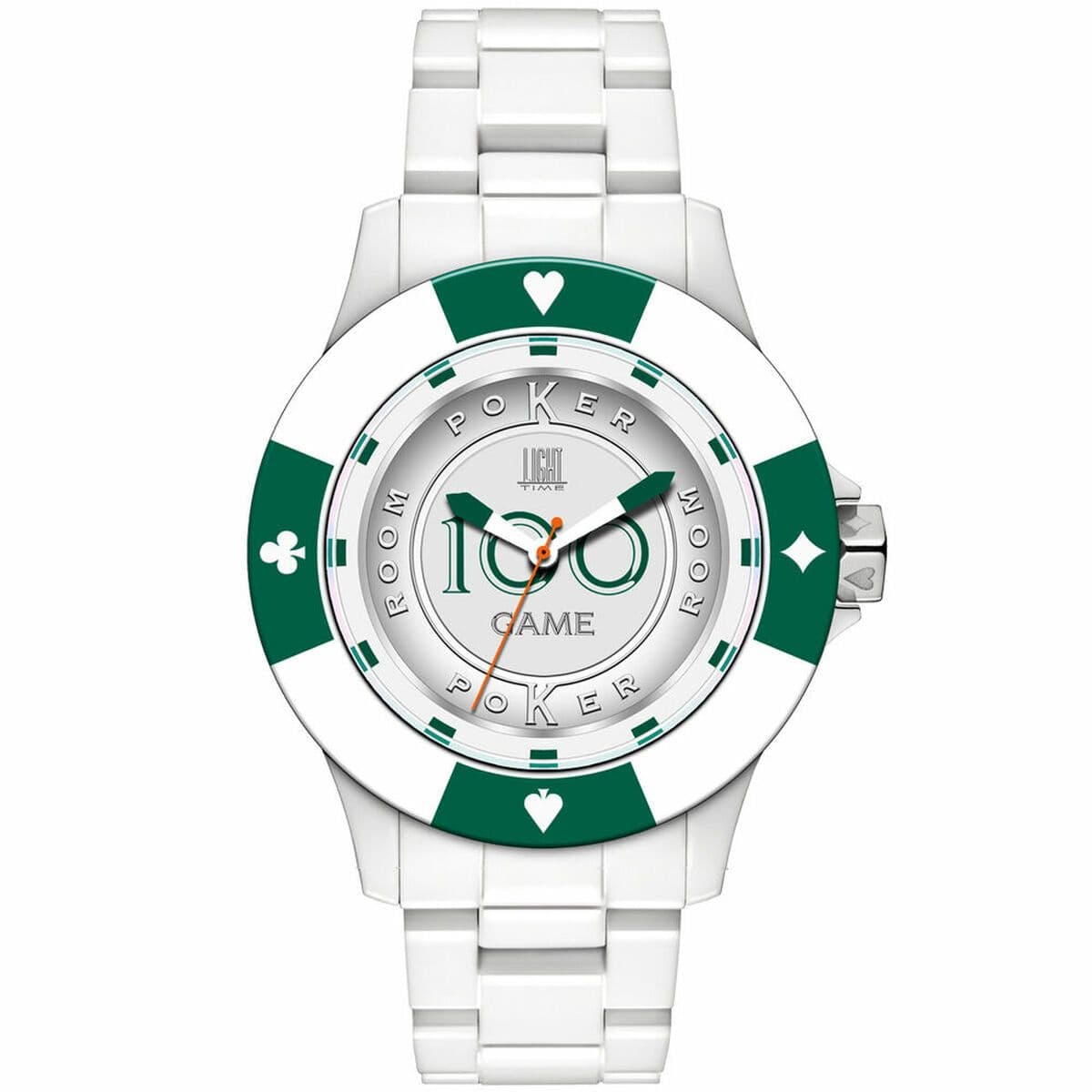 image-Unisex Watch Light Time POKER (Ø 41 mm)