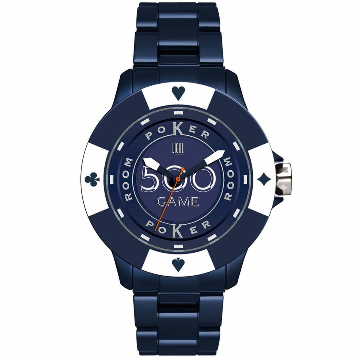 image-Unisex Watch Light Time POKER (Ø 41 mm)