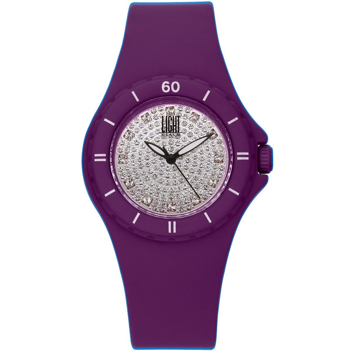 image-Ladies' Watch Light Time SILICON STRASS (Ø 36 mm)