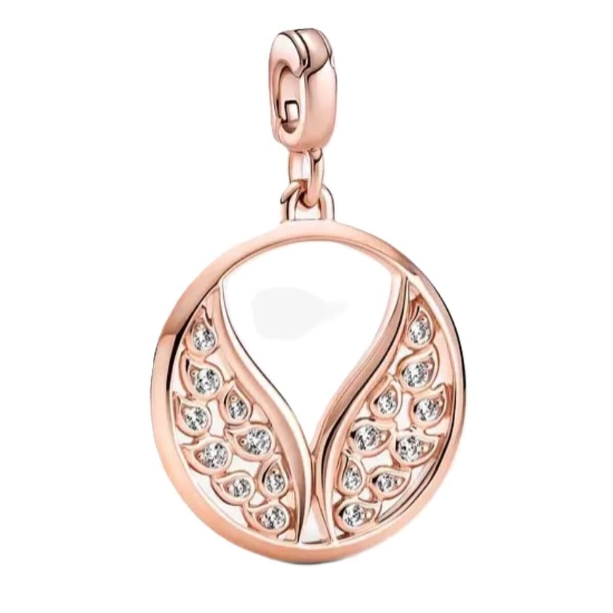 image-Woman's charm link Pandora BURNING WINGS MEDALLION
