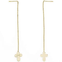 image-Ladies' Earrings Amen CROCE GOLD Sterling silver 925