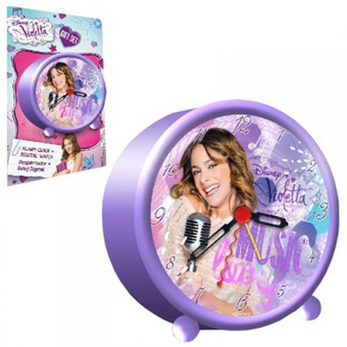 image-Alarm Clock Violetta Disney - Sveglia Analog