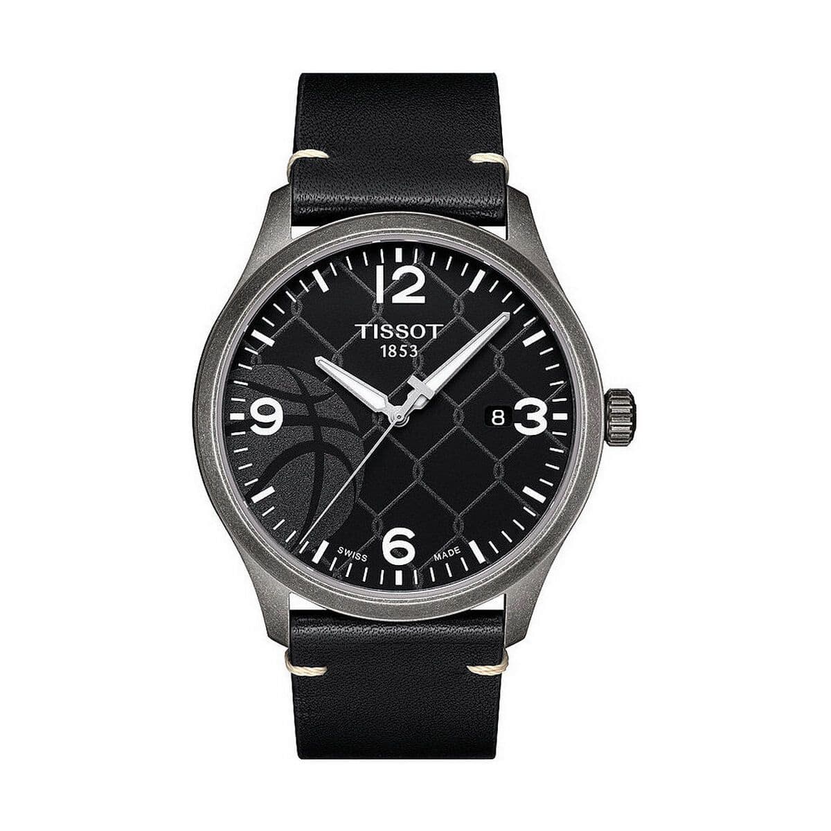 image-Men's Watch Tissot GENT XL 3X3 STREET BASKETBALL - SPECIAL PACK. 2 STRAPS (Ø 45 mm)