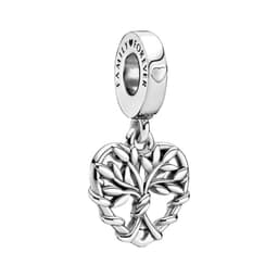image-Woman's charm link Pandora HEART FAMILY TREE DANGLE CHARM