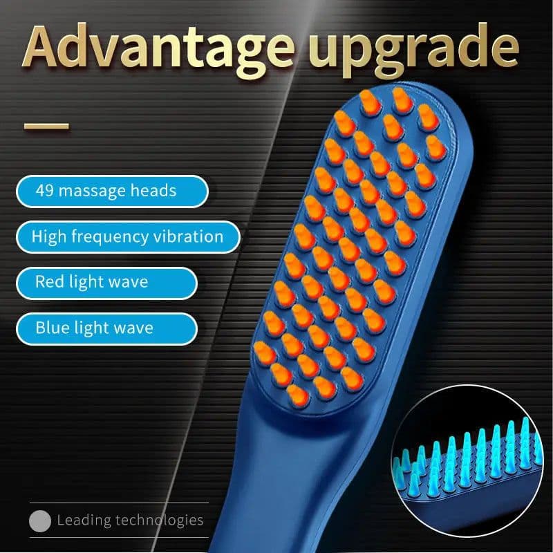 image-Electric Massage Comb For Hair Massage Comb Hair Brush Massage Comb