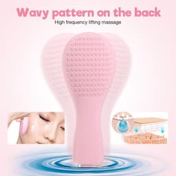 image-Silicone Facial Cleansing Brush Lifting Face Massager