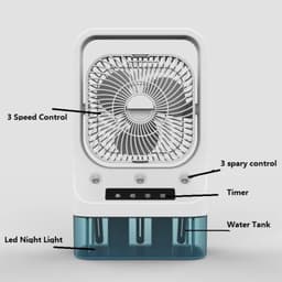image-Portable Humidifier Fan Air Conditioners Household Cooling Fan For