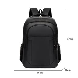 image-Business Style Men's Backpack For 15.6 Inches Laptop Portable Backpack