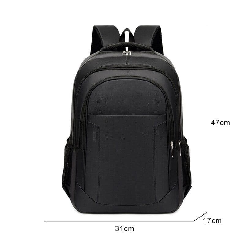 image-Business Style Men's Backpack For 15.6 Inches Laptop Portable Backpack
