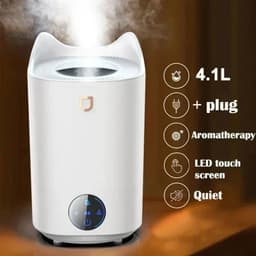 image-4100ML Air Humidifier Touch Screen Aroma Diffuser Large Aromatherapy
