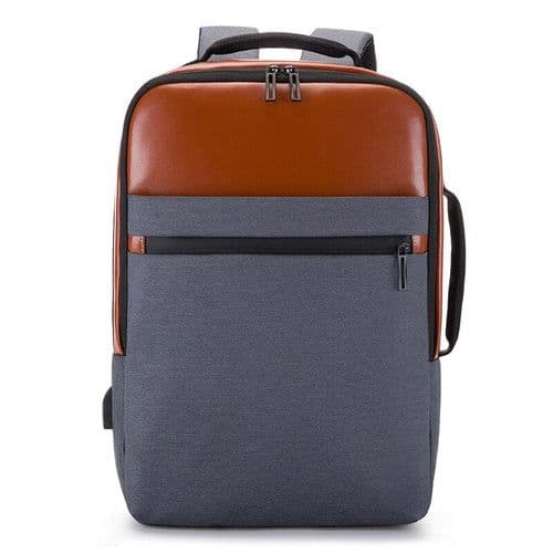 image-Business Backpack For Men Large Capacity USB Charging Bag Male