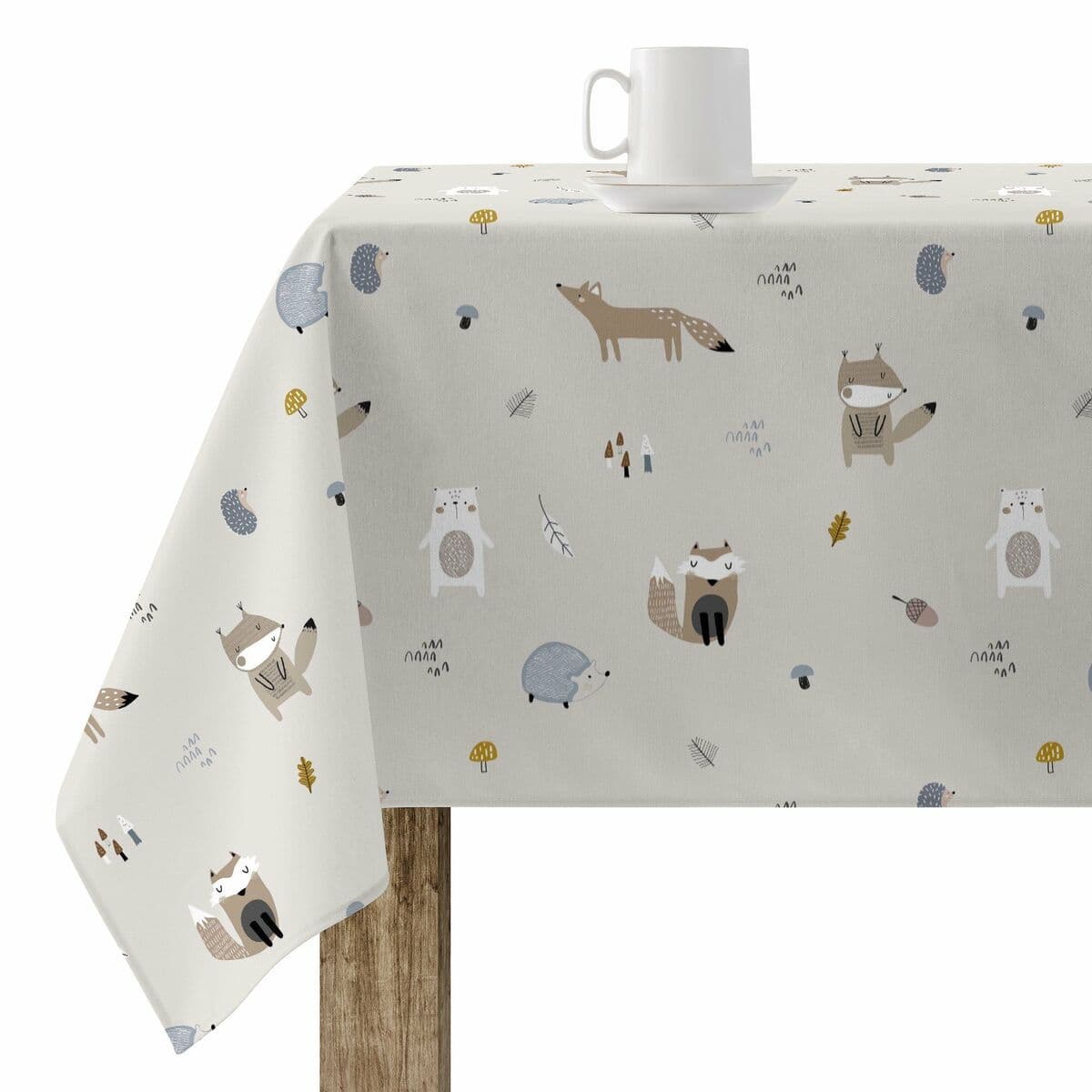 image-Stain-proof tablecloth Belum Kenai Multicolour 250 x 150 cm