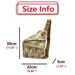 image-Chest Bags Camouflage Tactical Bag Single Shoulder Bags for Men