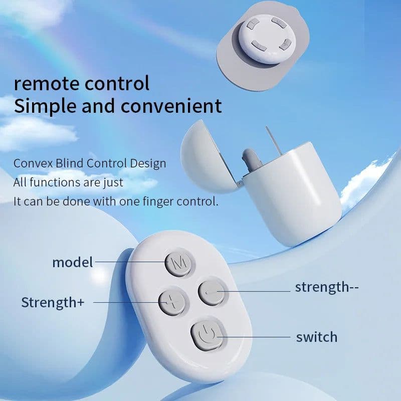 image-Cervical Massager with Remote Control Portable Pocket Massage Patch
