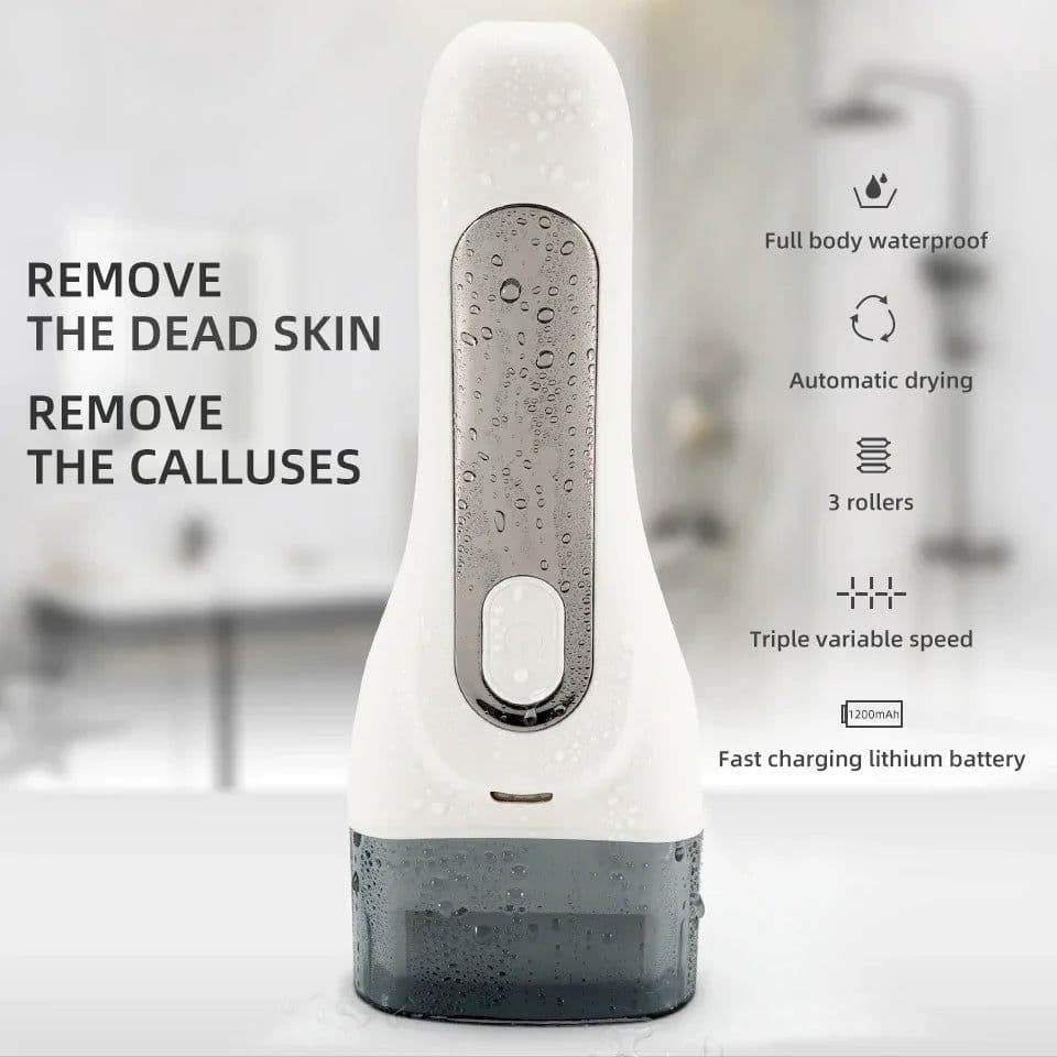 image-Electric Pedicure Tools Foot Care File Leg Heels Remove Hard Cracked