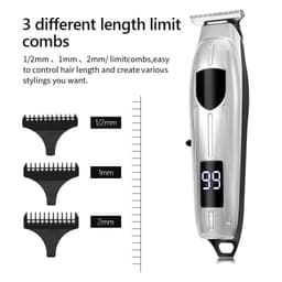 image-Hair Clipper Set Electric Hair Trimmer Cordless Shaver