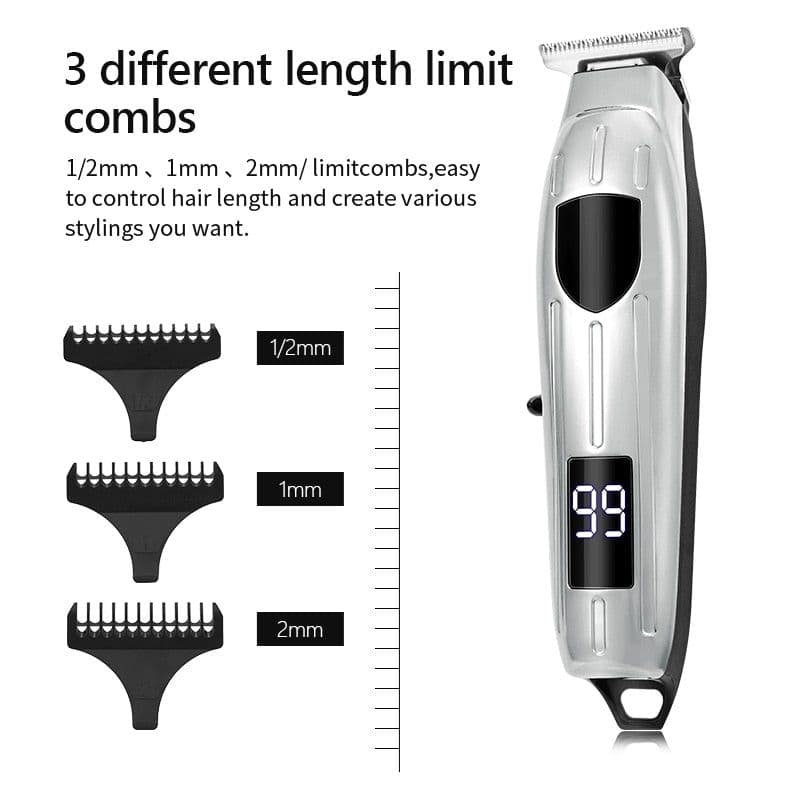 image-Hair Clipper Set Electric Hair Trimmer Cordless Shaver