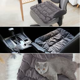 image-Adjustable Temperature Electric Heating Pad Cushion Chair Car Pet Body
